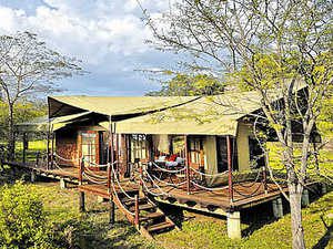 ©Serengeti Migration Camp, Tansania; Kalahari - Afrika Spezial Safaris, Dresden